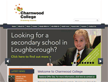 Tablet Screenshot of charnwoodcollege.org